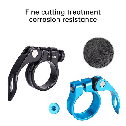 Quick Release Bicycle Seat Tube Clamp Multi Color Lever Lock Cycling Accessories