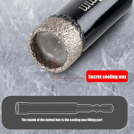 5Pcs Dry Diamond Core Drill Bit 6mm HoleSaw Cut Marble Tile Porcelain Granite