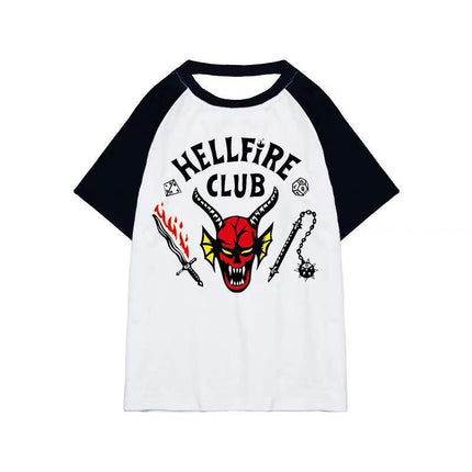 Stranger Things Hellfire Club Short Shirt Sleeve Baseball Unisex T-Shirt S~XXL AU - Aimall