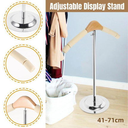 Adjustable Garment Display Rack Clothing Hanger Stand for Retail Shop Display