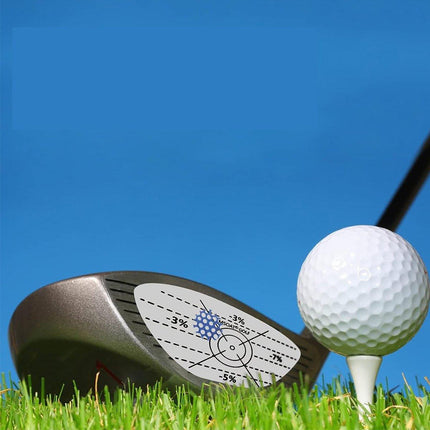 100pcs Golf Impact Strike Stickers Training Aid Club Face Alignment Labels Pack