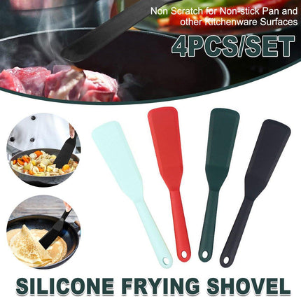 4PCS Kitchen Silicone Spatula Frying Shovel Non-stick Pan Frying Fish Shovel