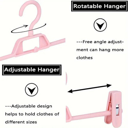 Seamless Household Retractable Pants Rack Buckle Clothes Clip Inner Hanger