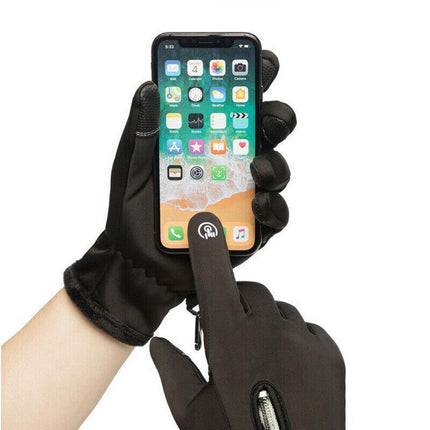 Winter Warm Windproof Waterproof ANTI-SLIP Thermal Touch Screen Gloves Unisex XL Size - Aimall
