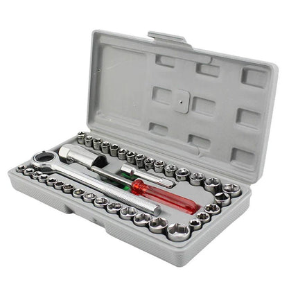 40pcs Auto Repair Tool Kit Set Car Maintenance Mechanics Garage Hand Tools