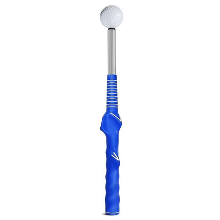 Golf Swing Training Aid Telescopic Impact Sound Stick Exercise Tool for Practice
