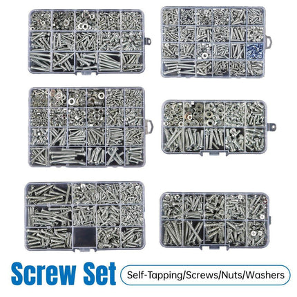 Household Self-tapping Screw Nut Gasket Box Set Multi-purpose Screw Assortment