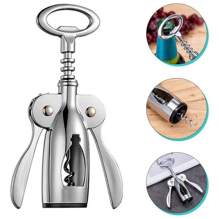 Bottle Opener Cork Screw Wine Bottle Opener Corkscrew winged corkscrew ZincAlloy