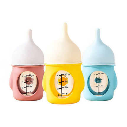 Silicone Pet Milk Feeding Bottle with Scale for Small Puppies and Kittens 20ml 80ml