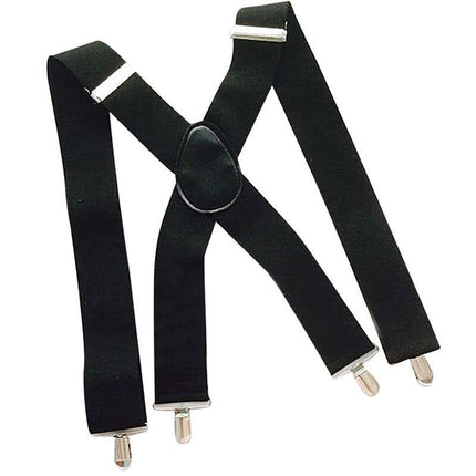 35/50MM Extra Wide Men's Adjustable Elastic Suspenders Clip On Braces Trouser - Aimall