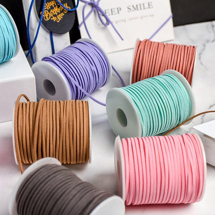 Leather Suede Rope Drawstring Diy Braided Rope Gift Box Packaging Belt