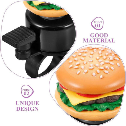 Food Design Bike Bell Loud Ring Decorative Bicycle Accessories Kids