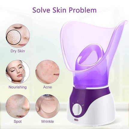 For Nymph Face Spa Home Office Facial Steamer Sauna Pores Skin Deep Cleanse Mist - Aimall
