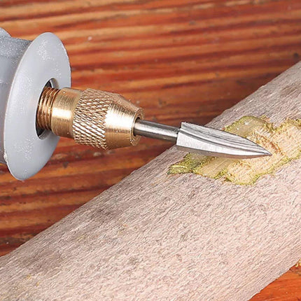 5Pcs Wood Carving Engraving Drill Bits Set Milling Cutter For Dremel Rotary Tool - Aimall