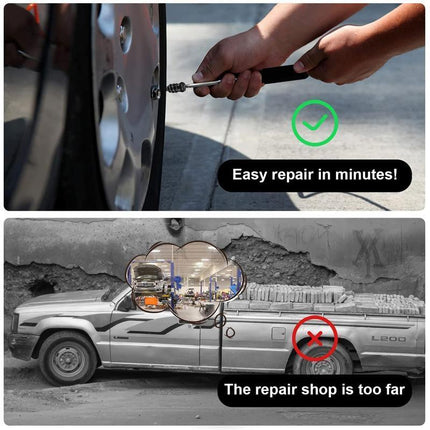 20PCS S+L Vacuum Tyre Repair Nail Set Tire Repair Rubber Nail Tools For Car AU - Aimall