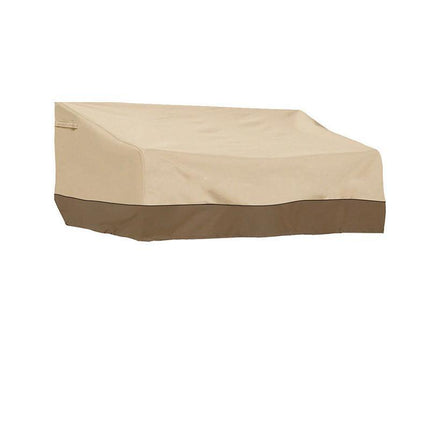 Outdoor Waterproof Patio Chair Lounge Deep Seat Cover Furniture Cover Beige Coffee - Aimall
