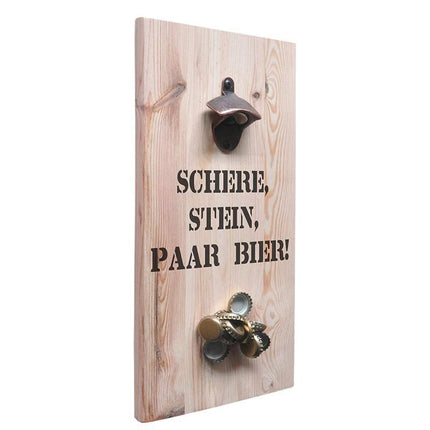 10X Rustic Cast Iron Bottle Opener With Screws Zinc Alloy Wall Mounted Opener - Aimall