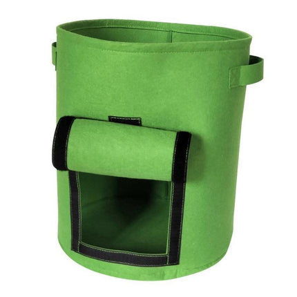 3X 10 Gallon Potato Grow Planter Container Bag Pouch Root Plant Growing Pot Side - Aimall