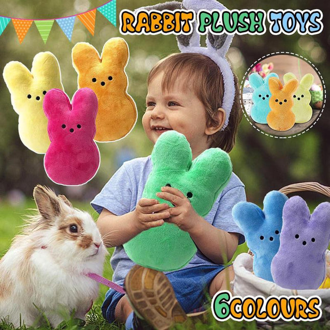 Easter Bunny Soft Plush Rabbit Doll Bunnies Rabbit Decorations Kids Toys Gifts - Aimall