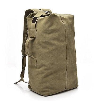 Large Capacity Travel Backpack for Men Outdoor Sports Bag Canvas Rucksack