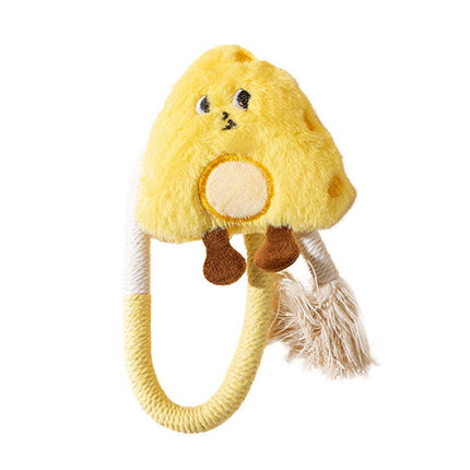 Bite String Tease Cat Stick Doll Catnip Toy for Kittens Grinding Teeth Pet
