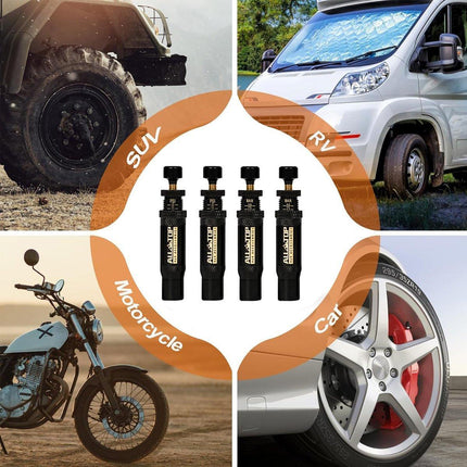 4PCS Tyre Deflators Air Quick Deflator 10-30 PSI Tire Valve Core Tool Portable