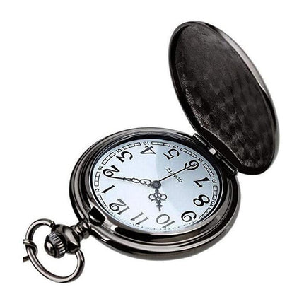 Antique Retro Mechanical Skeleton Steampunk Mens Pocket Watch Open Case Chain Au - Aimall