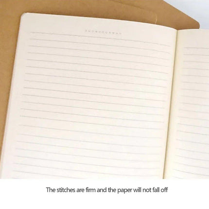 20pcs A5 Notebook Workbook Kraft Paper Notepad for School Office Writing Use