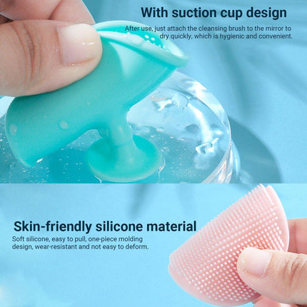 Silicone Face Cleansing Soft Brush Facial Washing Massager Scrubber Cleaner