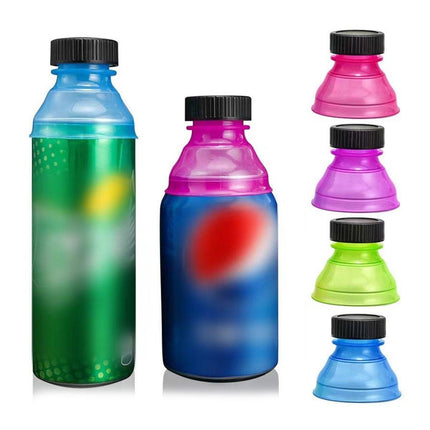 12pcs Leakproof and Spillproof Plastic Screw Caps Durable Bottle Sealing Lids