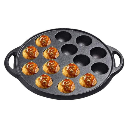 Octopus Croquette Pan 15 Holes Non-Coated Non-Stick Takoyaki Grill Cooking Plate