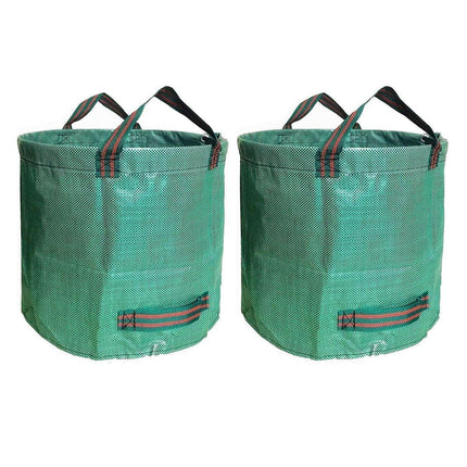 2PCS 500L Garden Leaf Collection Bag Large Reusable Waterproof Yard Storage Bags