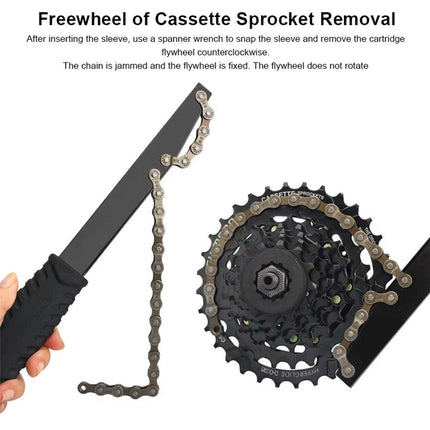 Bicycle Cassette Flywheel Removal Tool Special Wrench for Repair Maintenance
