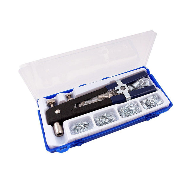 107 PCS Rivet Nut Tool Kit Nutsert Wrench with Mandrels M3 M8 Riveting Set