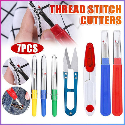 7PCS Thread Stitch Cutter Stitching Seam Ripper Unpicker Craft Sewing Tool - Aimall