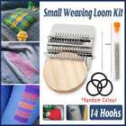 Mini Loom Speedweve Weaving Tools 14 Hooks Darning Machine Handmade Craft