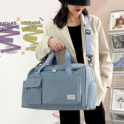 Unisex Waterproof Portable Travel Luggage Carry On Shoulder Hand Duffle Bag