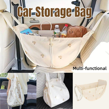 Car Seatback Storage Organizer Multi Function Rear Seat Hanging Storage Bag