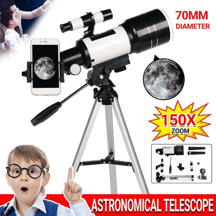 150x HD Astronomical Telescope High Tripod Zoom Monocular for Stars