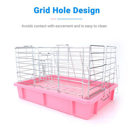 2pcs Rabbit Foot Mat Large Plastic Cage Mat for Guinea Pig Pet Cage Accessories