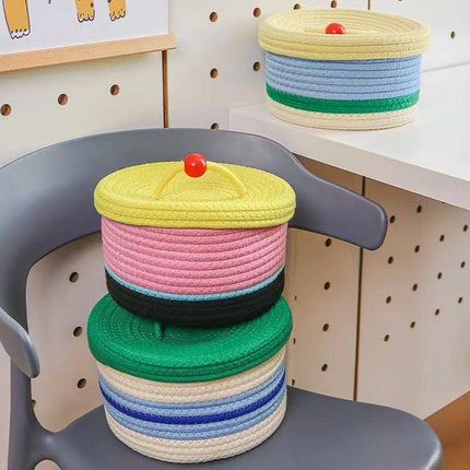 Storage Basket Desktop Organizer for Cosmetics Toys Office Desk Storage Box