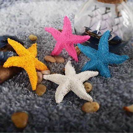4X Aquarium Resin Starfish Decoration FishTank Marine Simulation Micro Landscape
