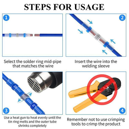 200PCS Solderstick Waterproof Solder Wire Connector Kit Original-Top Quality - Aimall