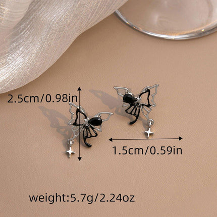Stylish Hollow Butterfly Earrings for Women Lightweight Fashion Jewelry Elegant