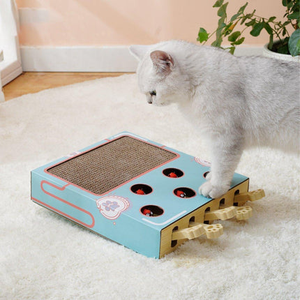 Multifunctional Cat Toys Corrugated Scratch Board for Cats and Hamsters Fun Toy
