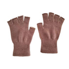 Winter Warm Fingerless Knit Gloves For Mobile Phone Touchscreen Use Elastic