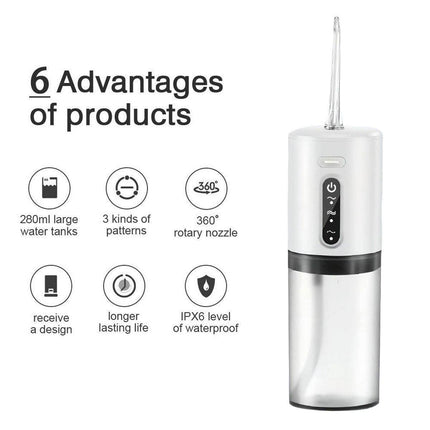 Portable Electric Oral Irrigator Water Flosser Dental Cleaner Stone Removal Tool