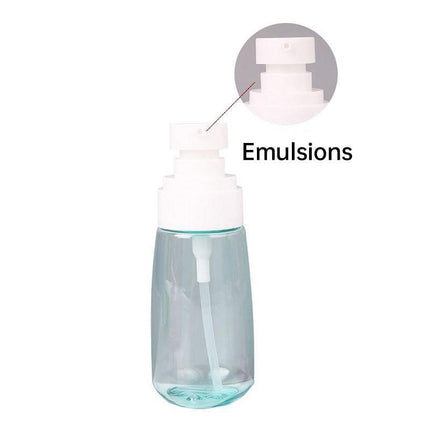 10pcs Portable Travel Emulsion Dispenser Bottle Press Pump Refillable Containers
