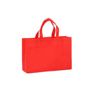 100X Reusable Shopping Bags Tote Bag Washable Eco Friendly Non Woven Folding Bag Red - Aimall
