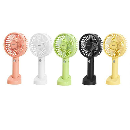 Mini Portable Hand-held Desk Fan Cooling Cooler USB Air Rechargeable 3 Speed - Aimall